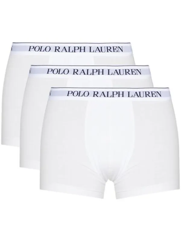 Polo Ralph Lauren Pack De Tres Calzones Con Logo En La Pretina Blanco FARFETCH CL