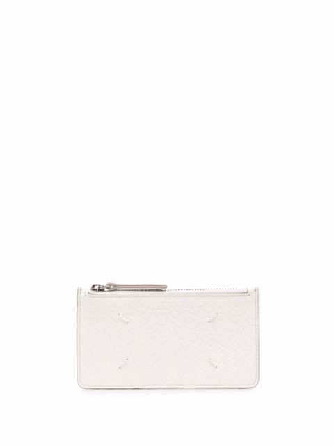 Maison Margiela four-stitch leather card holder Women