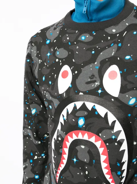 Shop A BATHING APE® camo face-print 