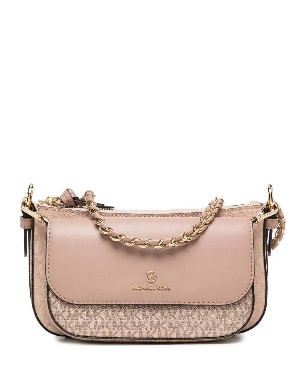 

Michael Michael Kors bolsa satchel Jet Set con monograma - Rosado