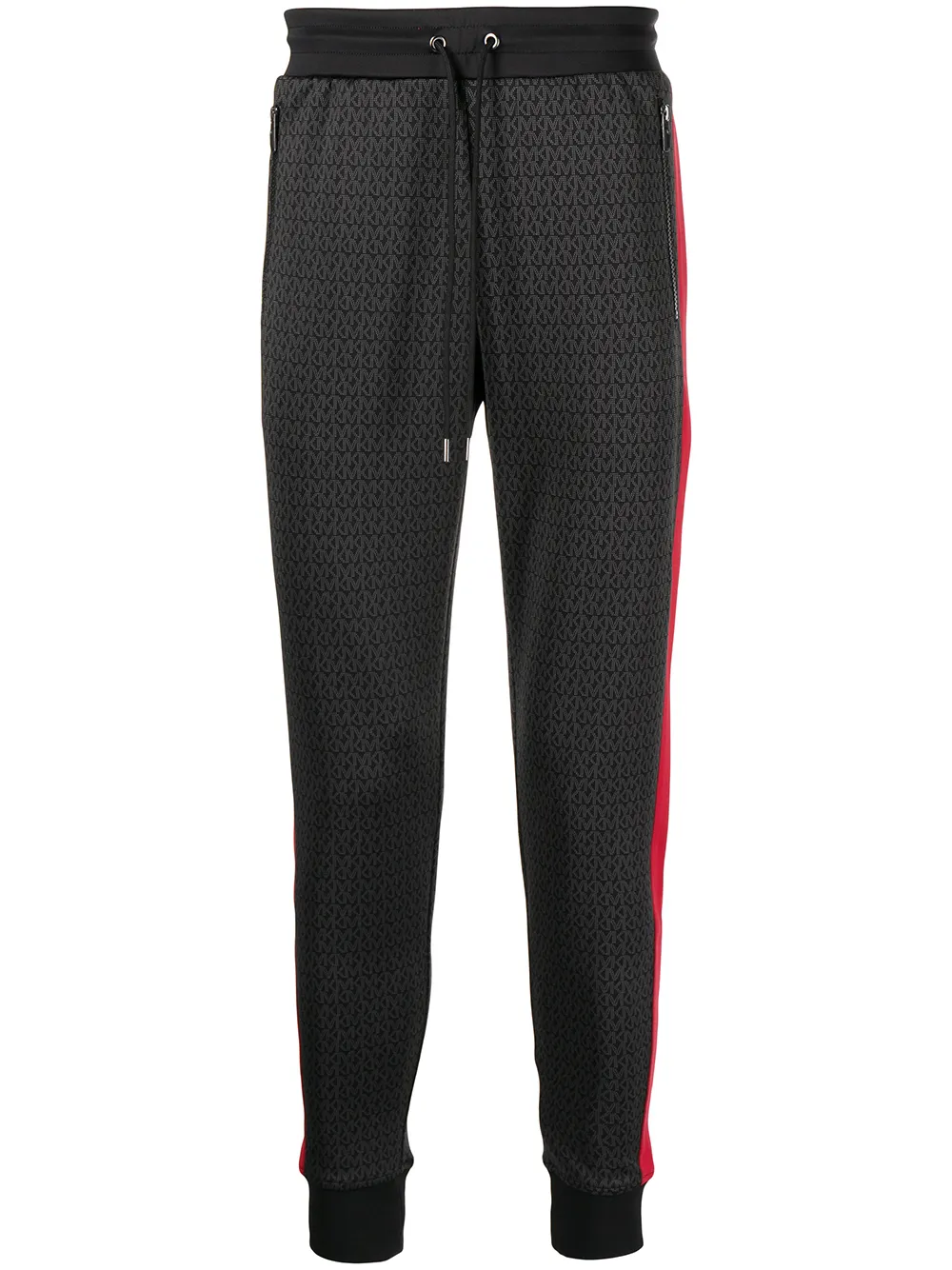 logo side-stripe tracksuit bottoms