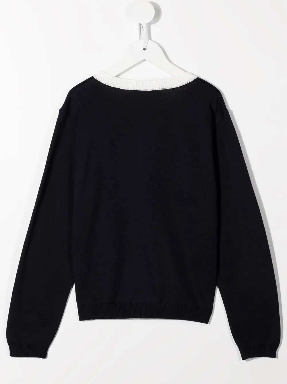 Familiar Vest met strikdetail - Blauw