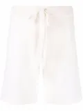 P.A.R.O.S.H. knitted drawstring waist shorts - White