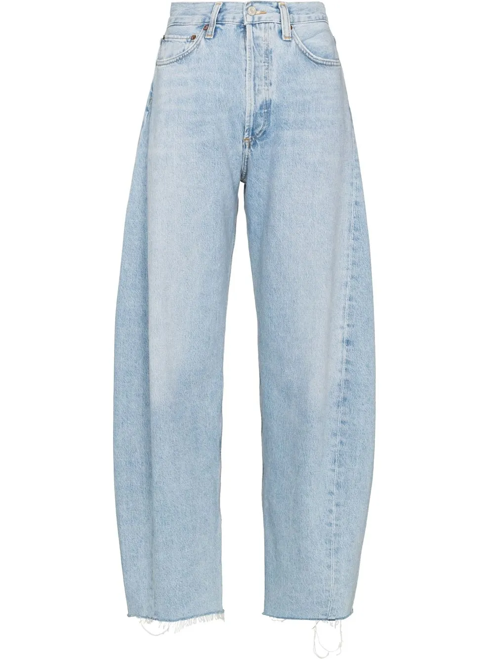 

AGOLDE Luna high-waisted tapered jeans - Blue