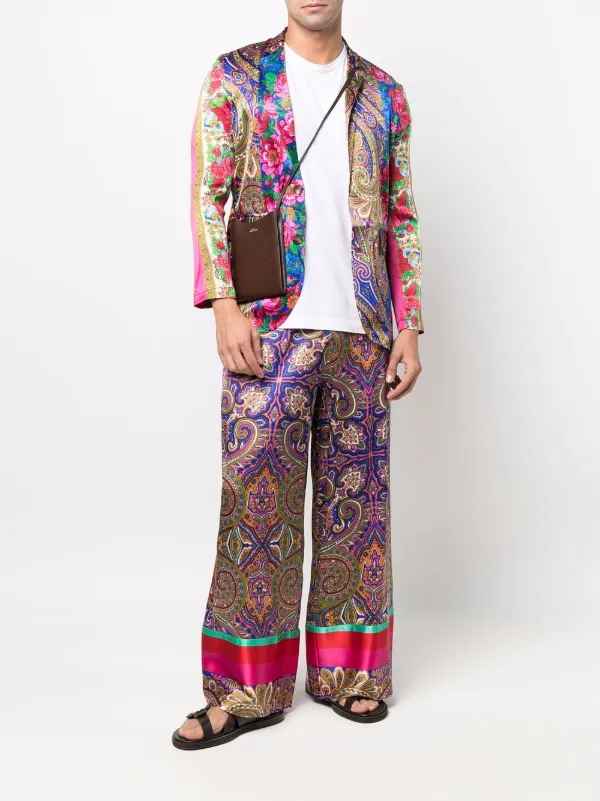 Pierre-Louis Mascia paisley-print wide 