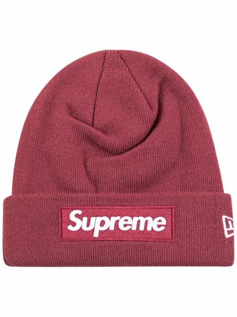 Supreme gorro con logo de Supreme x New Era