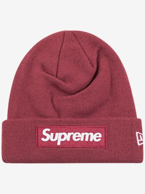 Supreme x New Era bonnet à logo Box