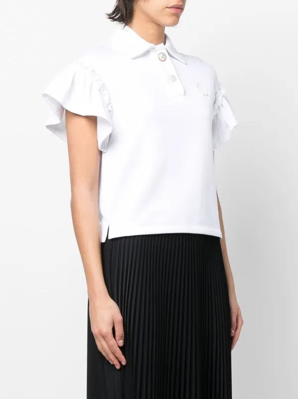 Open YY(オープンワイワイ) RUFFLE POLO SHIRT OPEN YY Ruffle Polo Shirt – Chinatown Country Club
