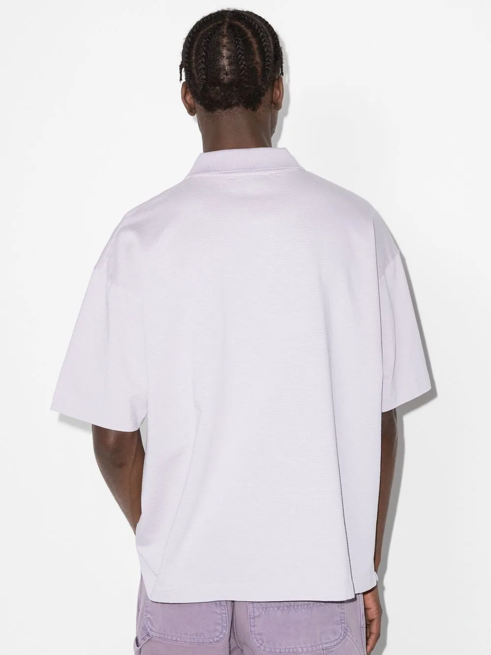 YMC Frat Zipped Polo Shirt Farfetch
