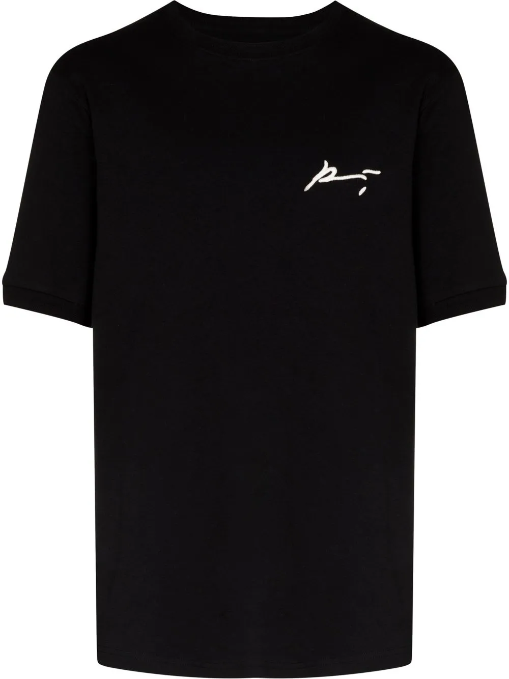 

PRÉVU logo-embroidered round-neck T-shirt - Black