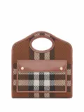 Burberry mini knitted check Pocket bag - Brown