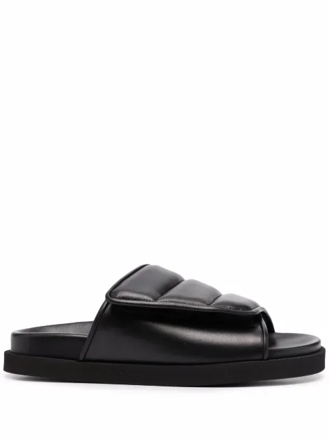 GIABORGHINI padded-strap open-toe slides