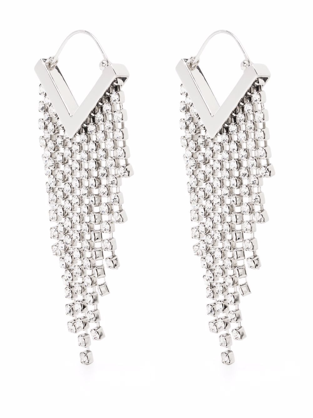 Image 1 of Isabel Marant crystal-embellished drop earrings