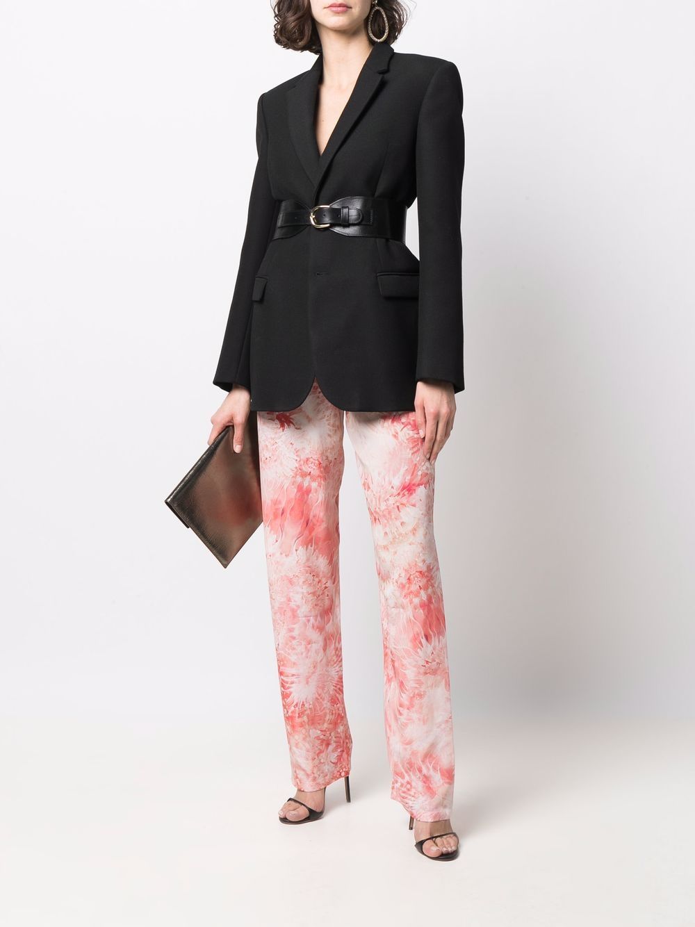 Image 2 of Alexander McQueen Pyjama-Hose mit Batikmuster