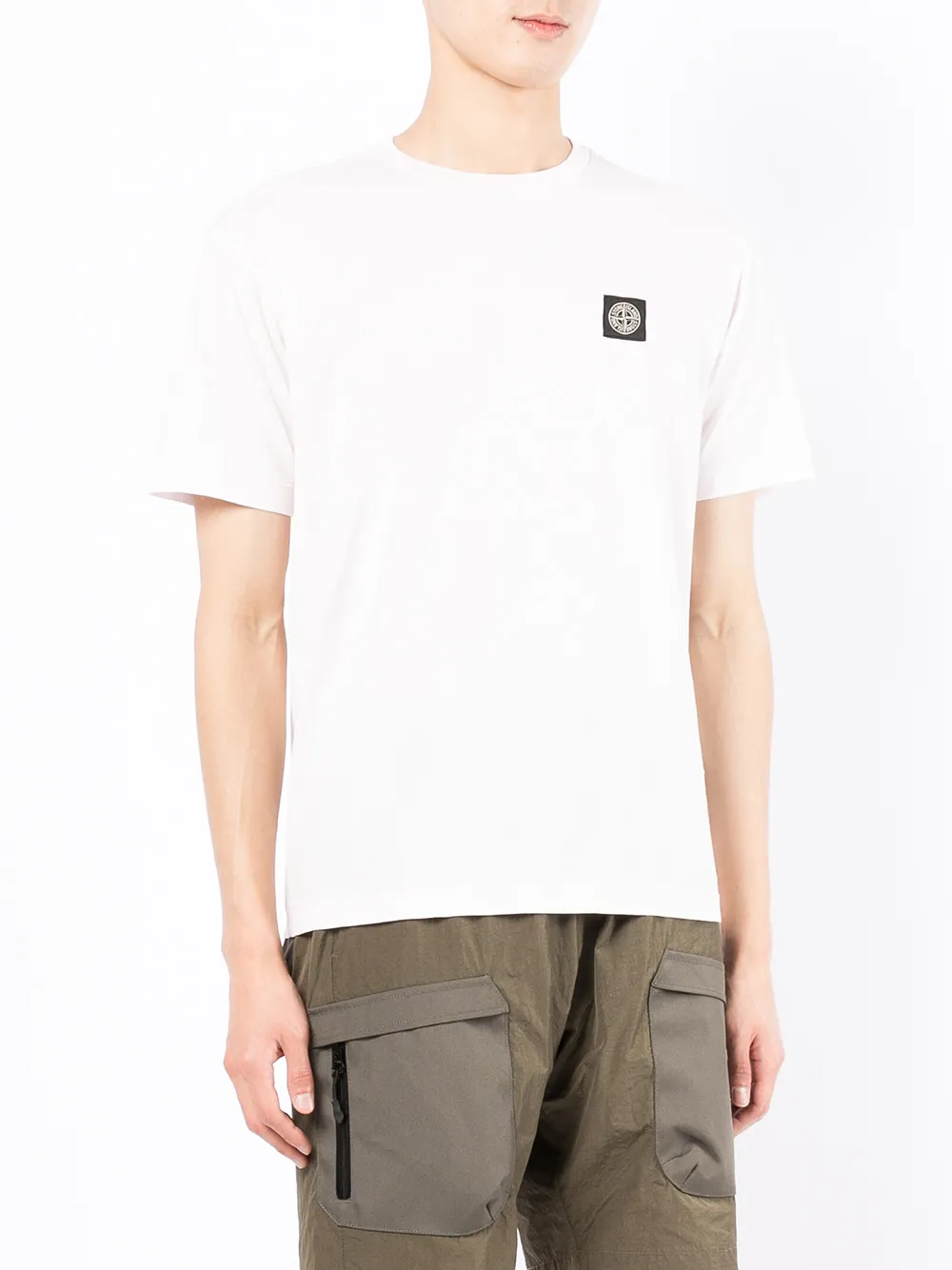 фото Stone island футболка с логотипом compass