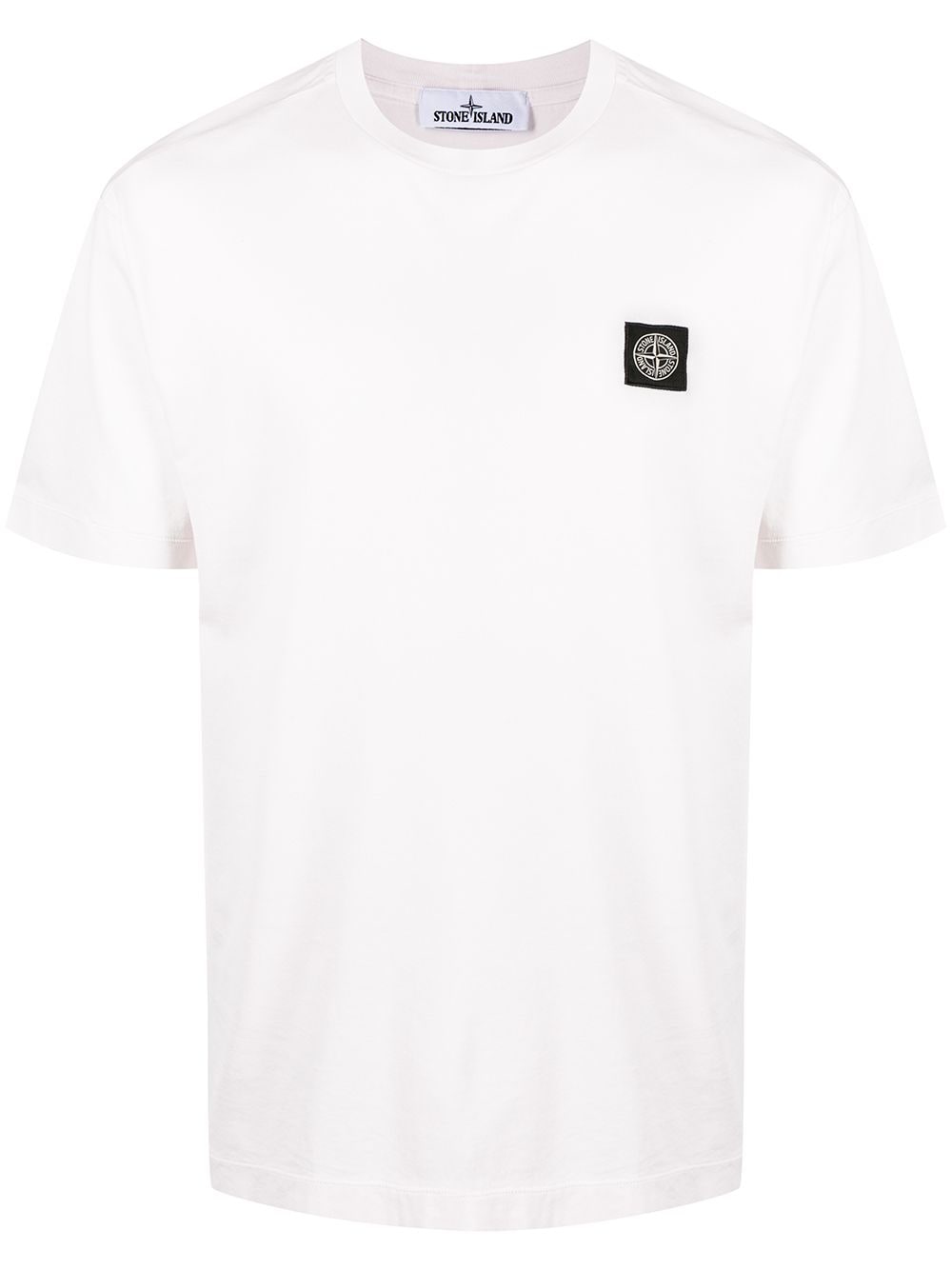 Shop Stone Island Compass-logo cotton T-shirt with Express Delivery ...