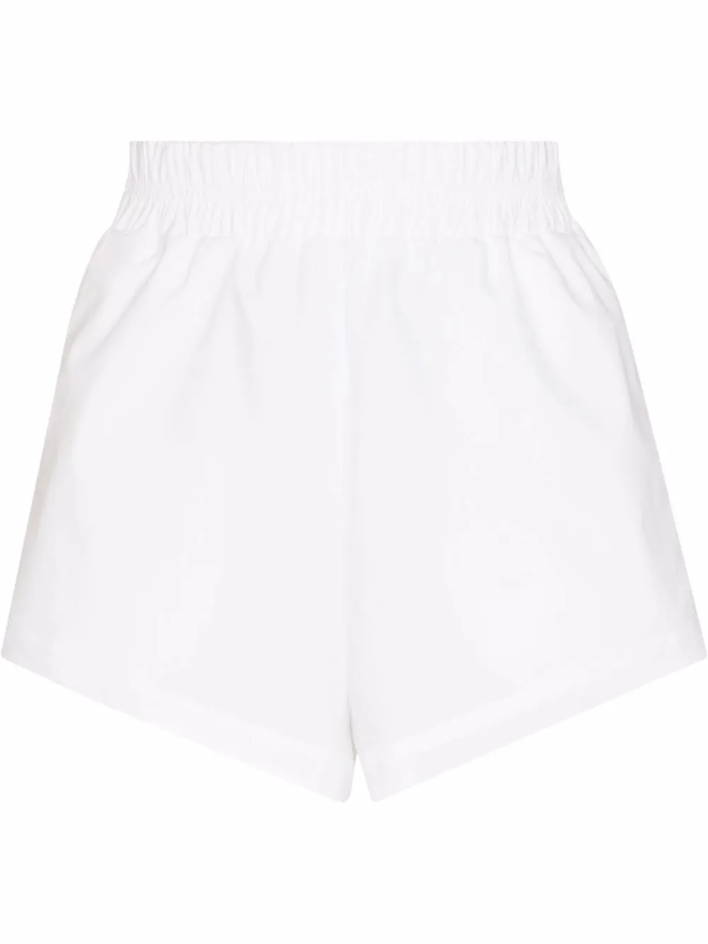 

ALIX NYC elasticated-waist cotton poplin shorts - White