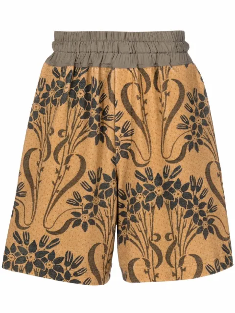 Pierre-Louis Mascia ursula floral-print elasticated shorts