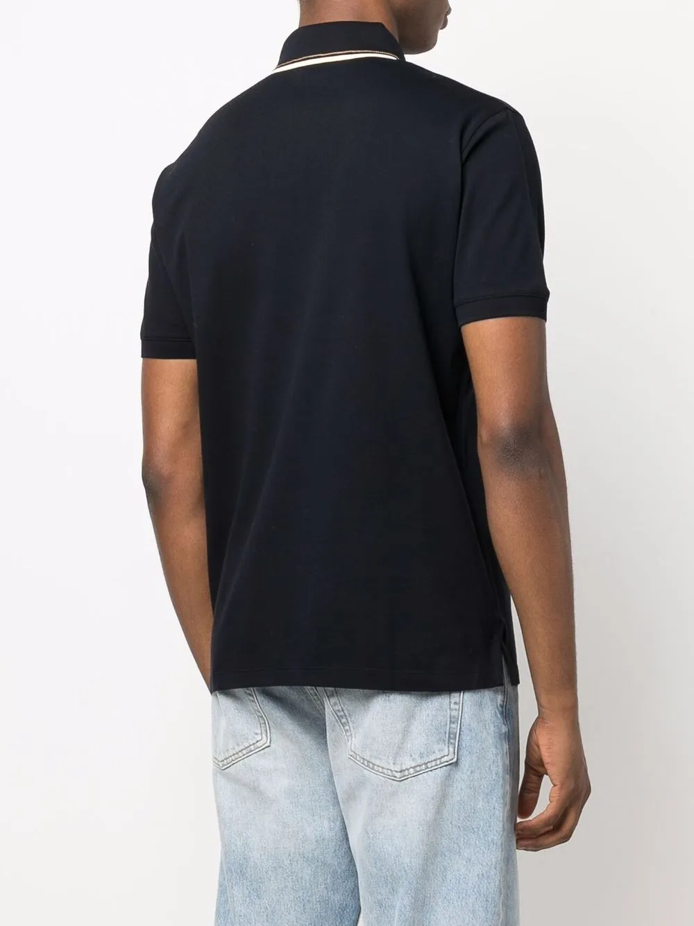 фото Emporio armani рубашка поло с нашивкой-логотипом