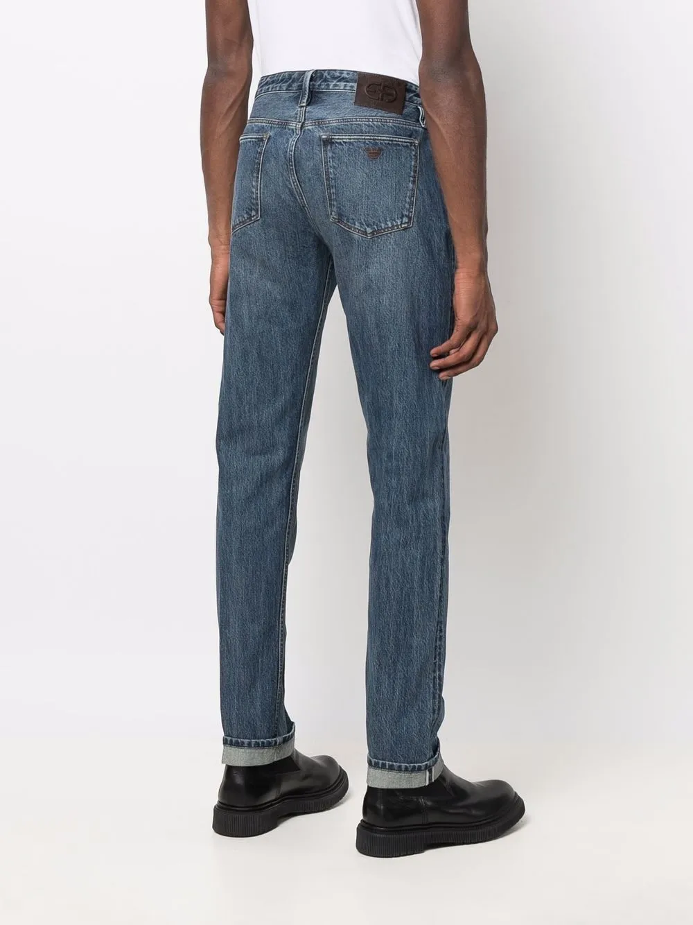 фото Emporio armani прямые джинсы с заниженной талией