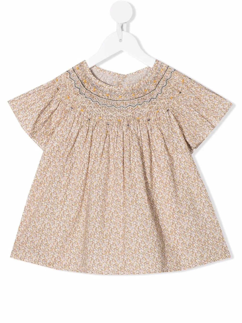 

Bonpoint all-over print blouse - Yellow