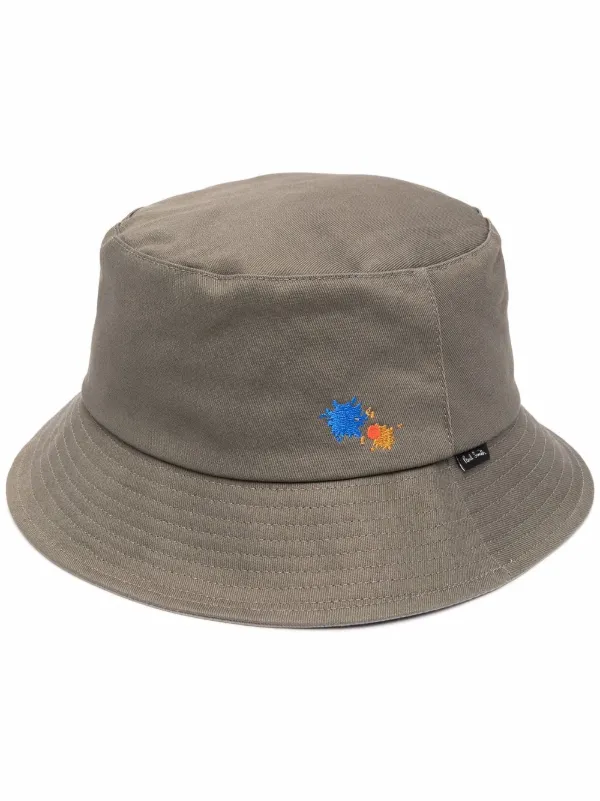 Paul Smith embroidered-splatter Bucket 