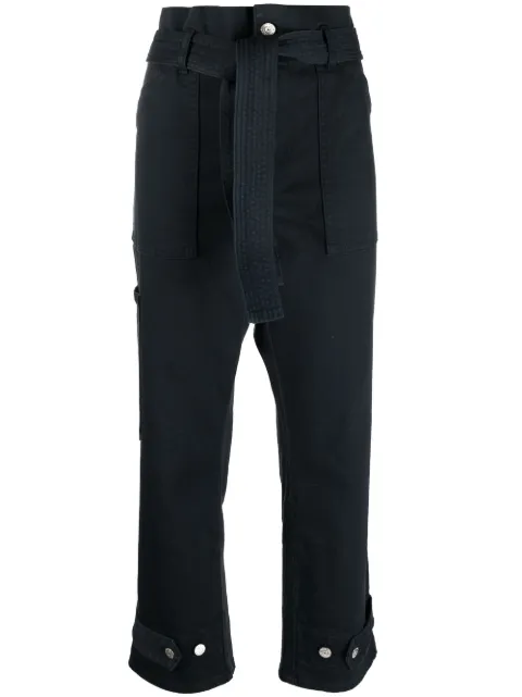 P.A.R.O.S.H. pantalones con cintura paperbag
