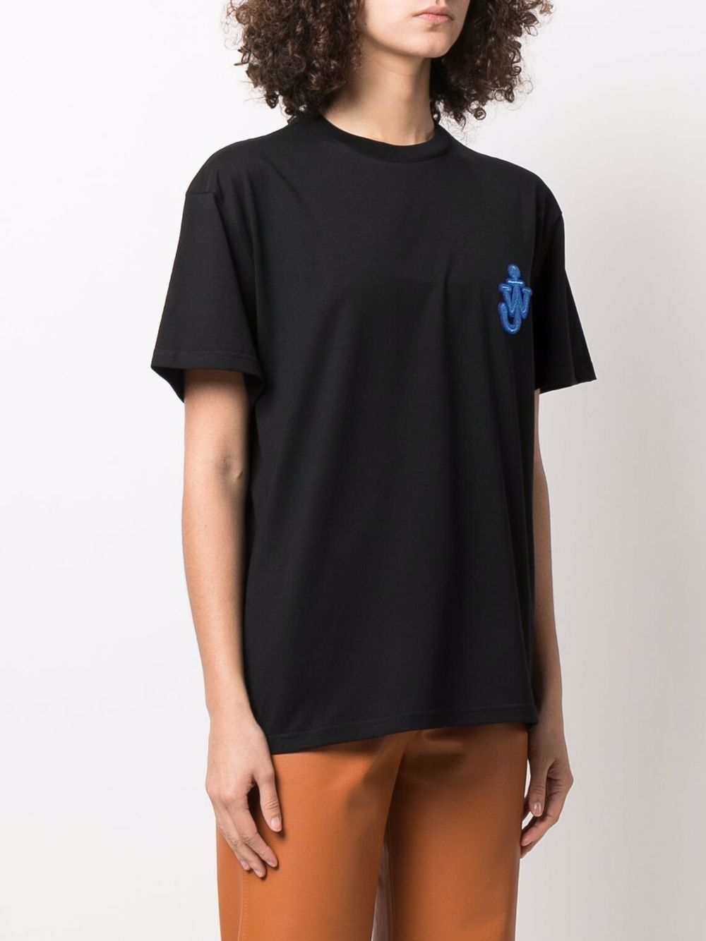 JW Anderson Anchor logo-patch T-shirt Women