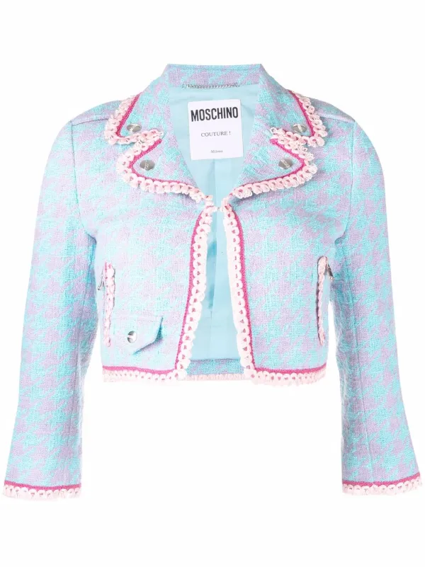 moschino cropped jacket