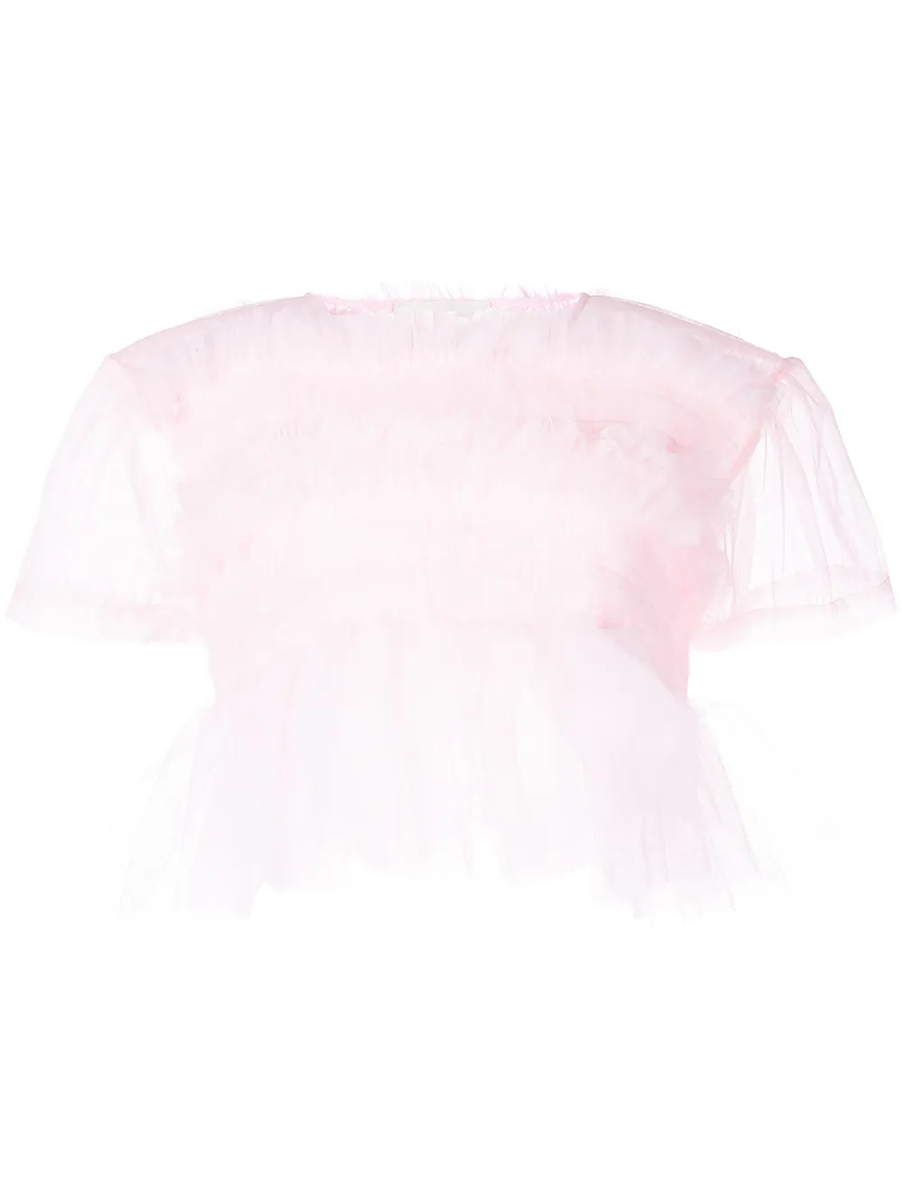 

Molly Goddard Josh tulle top - Pink