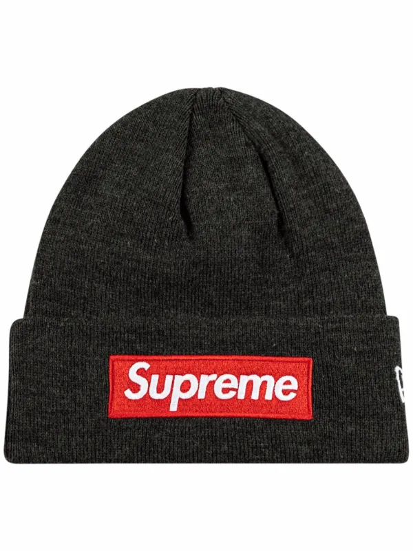 Supreme new shop era beanie grey