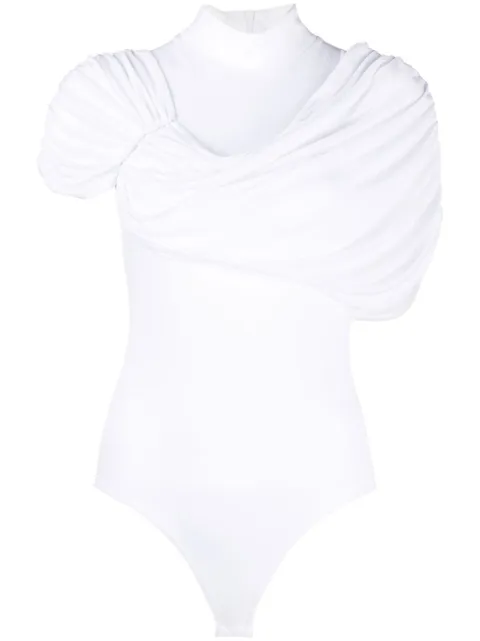 Viktor & Rolf draped asymmetric bodysuit