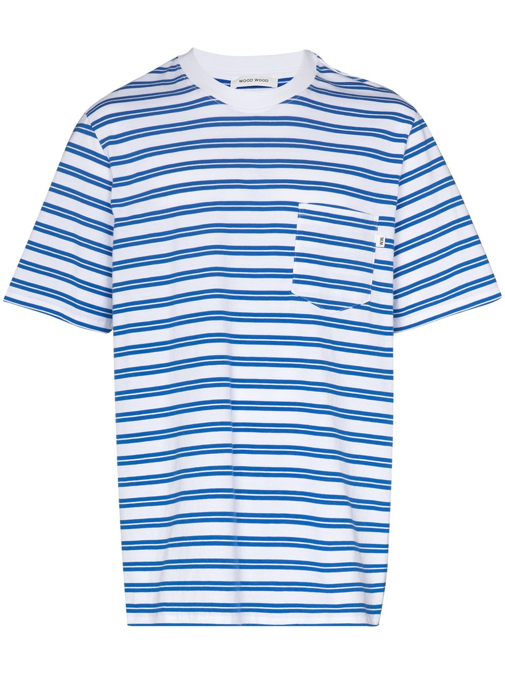 фото Wood wood striped crew-neck t-shirt