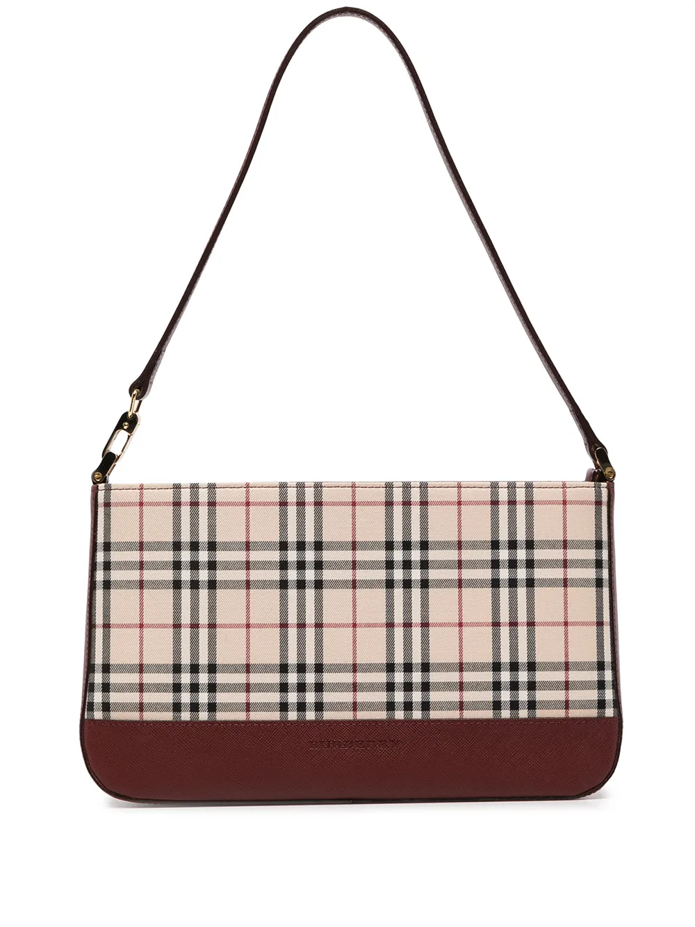 фото Burberry pre-owned сумка на плечо 2000-х годов в клетку vintage check