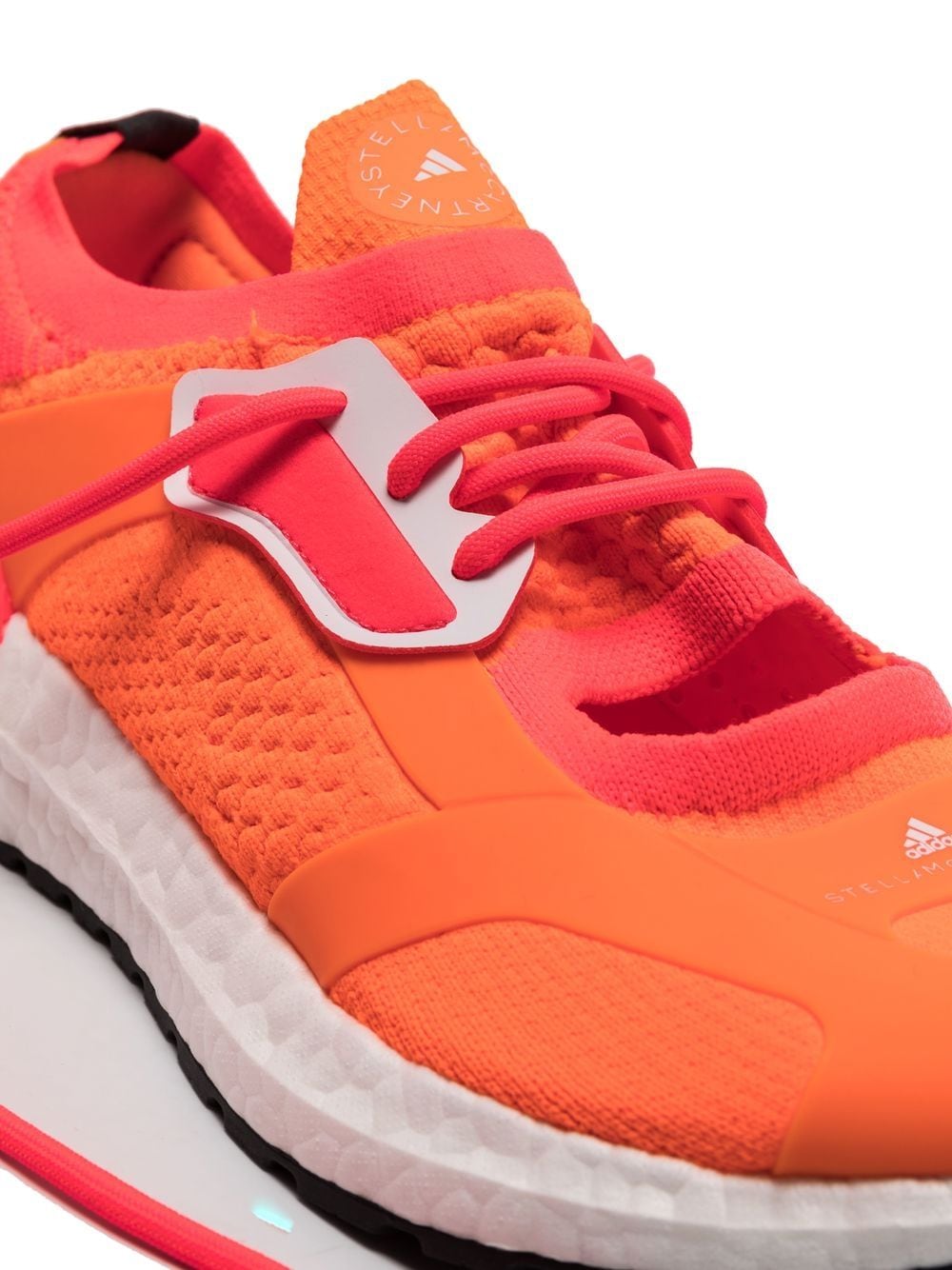 Shop Adidas By Stella Mccartney Ultraboost Cut-out Low-top Sneakers In Orange