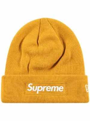 Supreme x New Era Box Logo Beanie | Green | FARFETCH