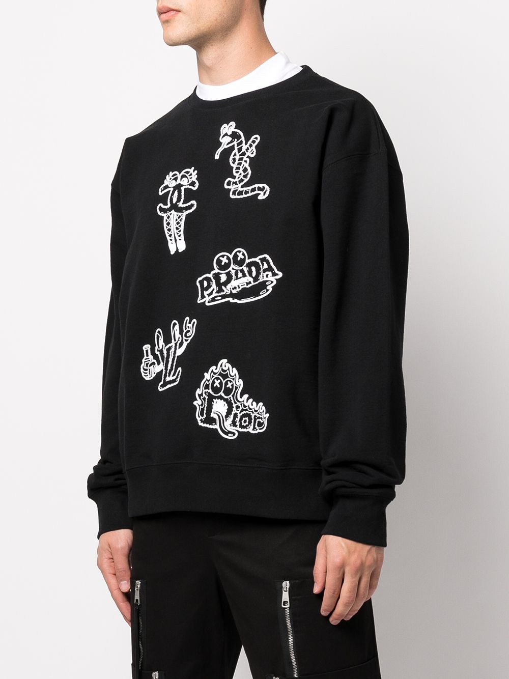 DOMREBEL Luxury Brand logo-print Sweatshirt - Farfetch
