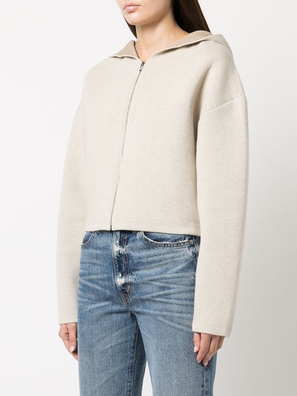 theory hooded cardigan