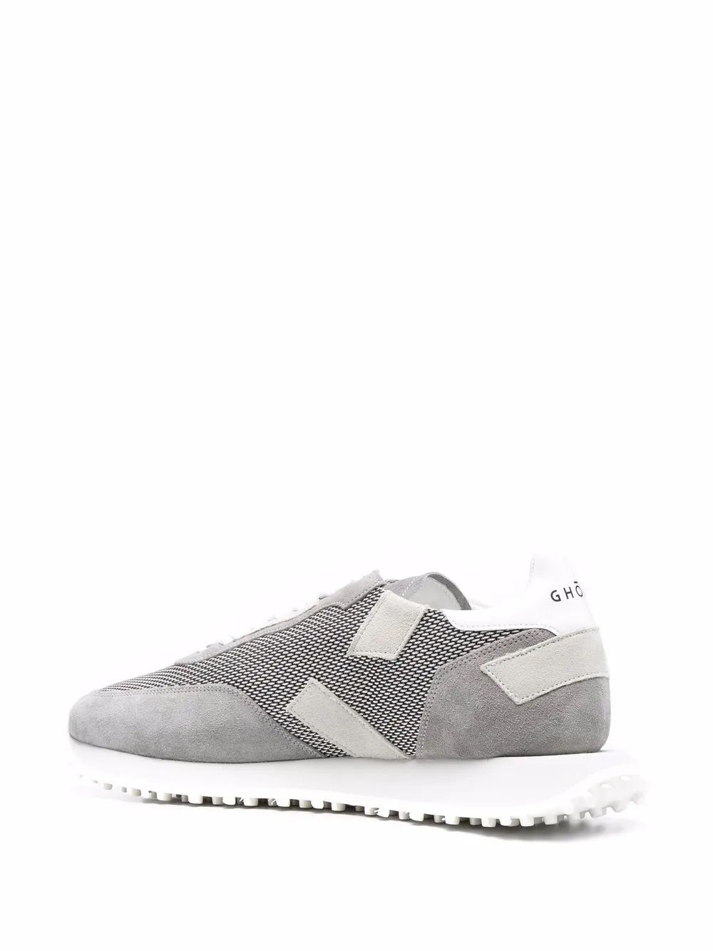 Ghoud Side Logo-print Sneakers In Grey