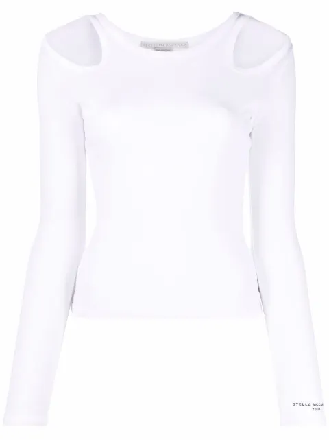 Stella McCartney cut-out long-sleeve top Women