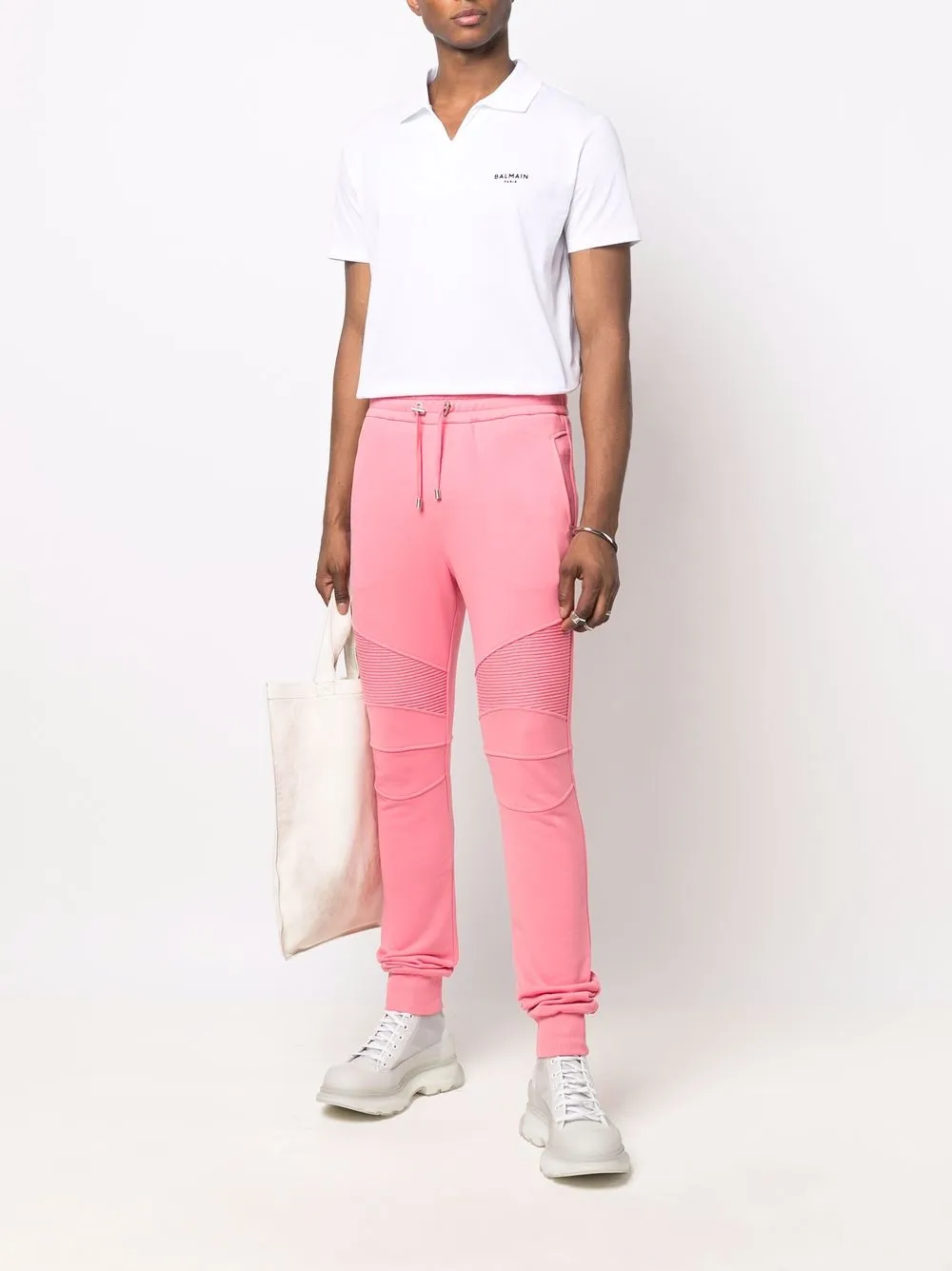 фото Balmain брюки с логотипом