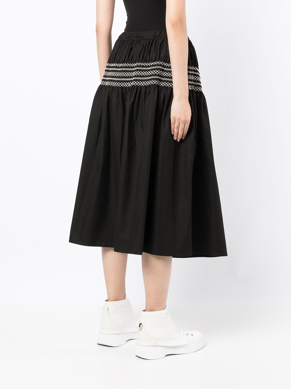 фото Sofie d'hoore smocked panel drawstring skirt