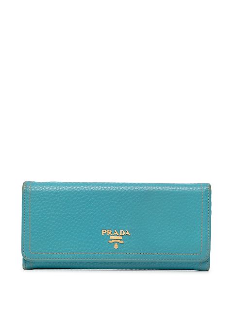 Prada Pre-Owned 2000s logo-plaque wallet