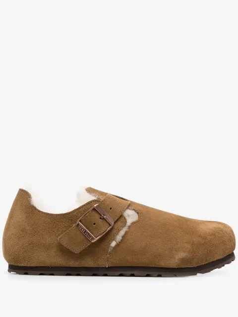 Birkenstock London suede slippers