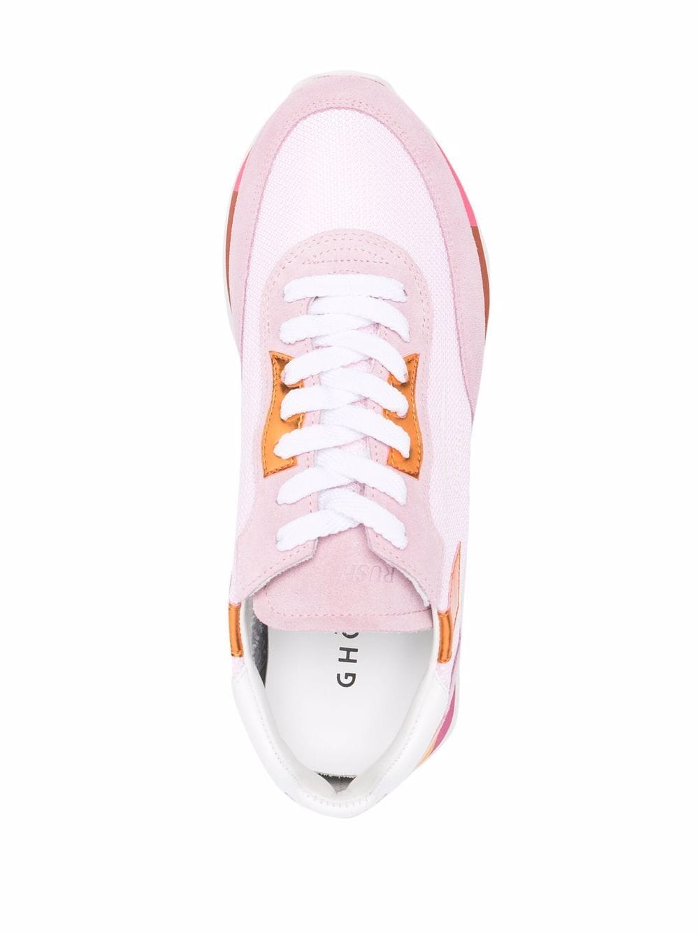 Shop Ghoud Colour-block Low-top Sneakers In Pink