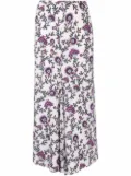 ISABEL MARANT high-waisted floral-print skirt - Neutrals