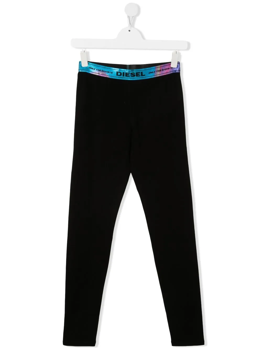 

Diesel Kids leggins con logo estampado - Negro