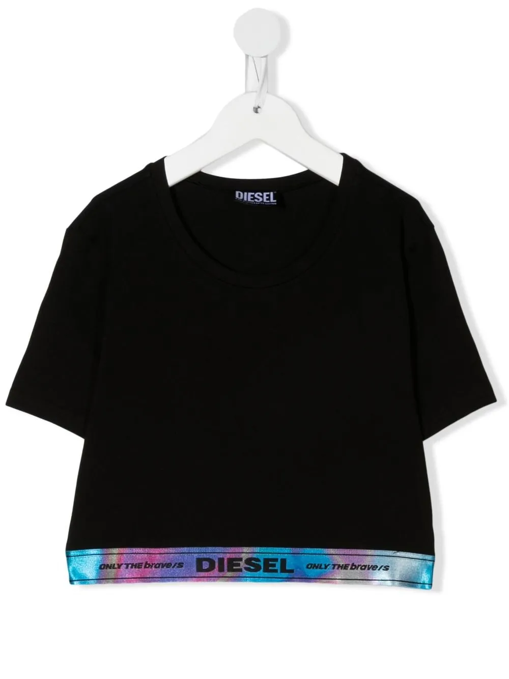 

Diesel Kids logo-print T-shirt - Black