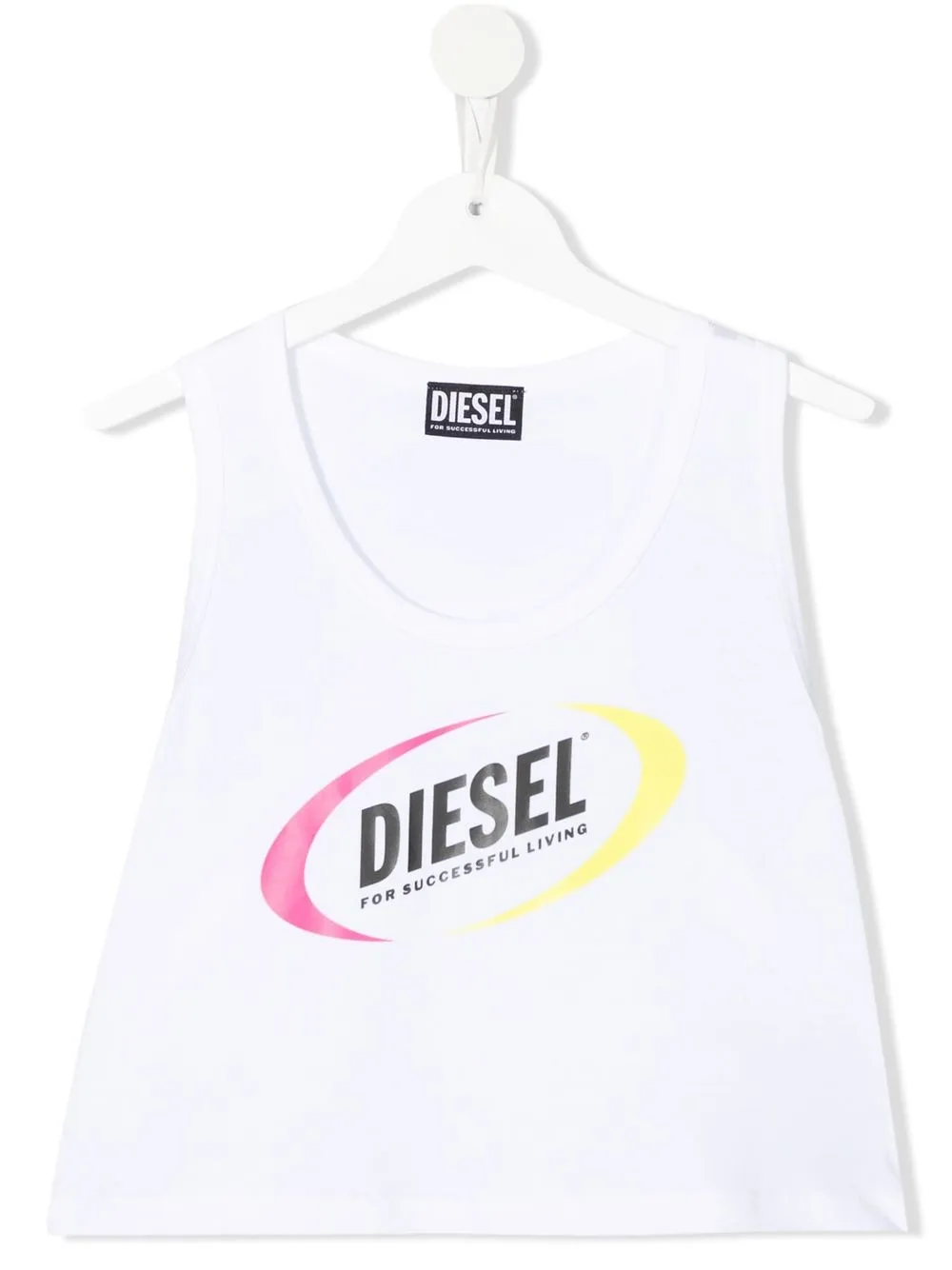 

Diesel Kids camiseta con logo estampado - Blanco