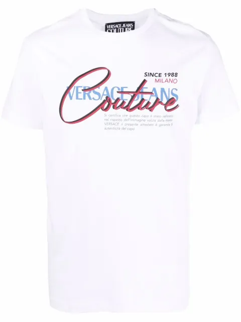 Versace Jeans Couture logo-print cotton T-shirt